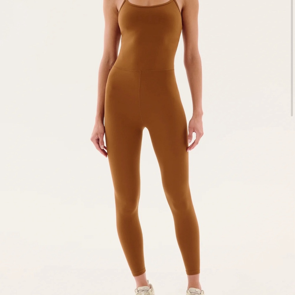 Splits59 Brown Jumpsuit unitard yoga revolve